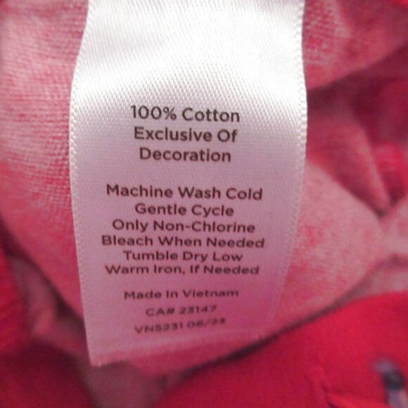 Talbots Womens Flannel Pajamas Size L Dancing Penguins Top & Pants 2 Piece NEW - Picture 8 of 12